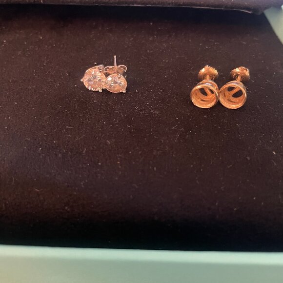 2.03 TCW Diamond Stud Earrings - Picture 1 of 8